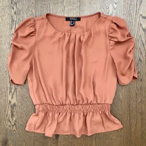 Forever 21 Short Sleeve Blouse